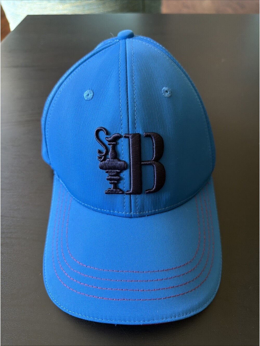 Men’s Blue Barcelona America’s 37Th Cup Ball Cap Adjustable Strap